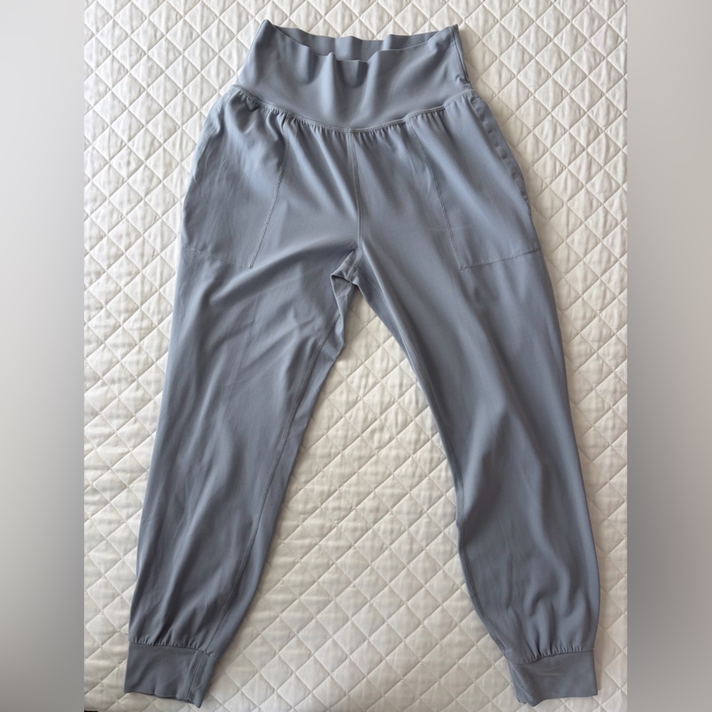Athleta Womens Light Blue Salutation Joggers